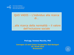 alla ricerca della normalità – il valore dell`inclusione sociale