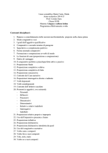 Liceo scientifico Marie Curie, Meda Anno scolastico 2014/15 Prof