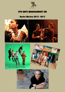 LIVE ARTS MANAGEMENT SRL