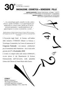 la cosmetologia quale connubio tra due culture diverse