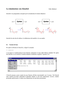 La simulazione con Simulink