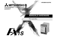 Manuale Hardware PLC serie FX1S