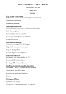 storia iv a - Liceo Scientifico Statale Einstein Milano