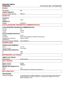 regione emilia romagna catalogo del patrimonio codici oggetto