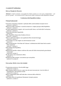 A scuola di Costituzione
