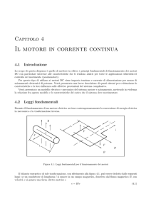 Il motore in corrente continua
