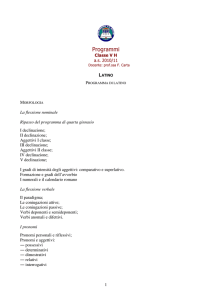 Programmi - Liceo Classico Dettori