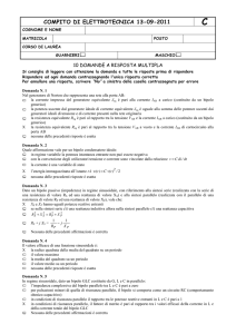 compito di elettrotecnica 13-09-2011 - e