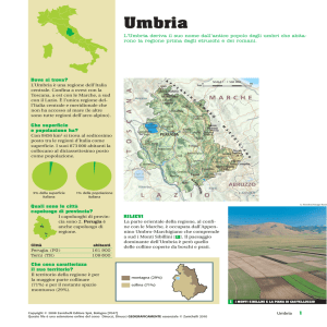 Umbria - Zanichelli online per la scuola