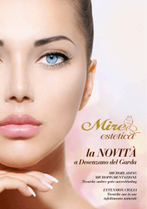 Brochure su Microblading, Micropigmentazione ed
