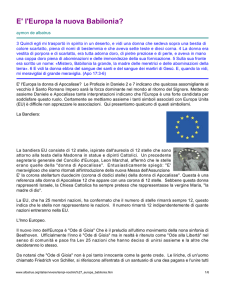 E` l`Europa la nuova Babilonia?