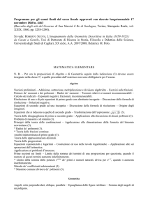 Programma per gli esami finali del corso liceale approvati con