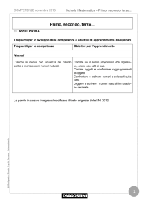 02 Scheda I Matematica - Primo, secondo, terzo