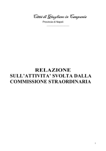 Relazione - Comune di giugliano