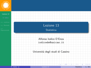 Lezione 13 - Statistica
