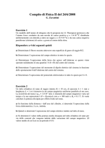 Compito di Fisica II del 24/6/2008