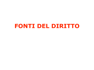 fonti del diritto - Il blog della prof. di diritto