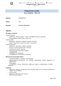 Programma svolto