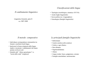Il cambiamento linguistico