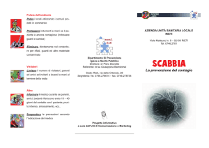 La prevenzione del contagio