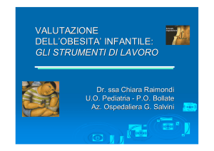 VALUTAZIONE DELL`OBESITA` INFANTILE: GLI STRUMENTI DI