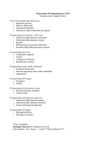 Programma di Fisiopatologia (6 CFU)