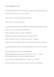 Breve bibliografia a tema Stefano Bordiglioni Diario di una bambina