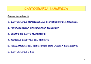 cartografia numerica - Laboratorio di Topografia
