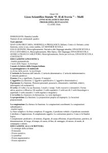 Classe I AA - Liceo Scientifico