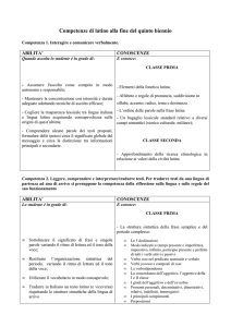 Competenze di latino alla fine del