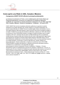 Come aprire una filiale in USA, Canada e Messico