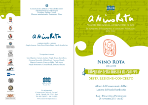vi lezione concerto - Conservatorio di Bari