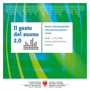 Il gesto del suono 2.0 booklet