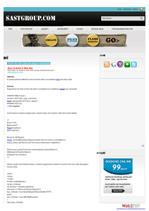Inserire dati in una tabella con php e ajax