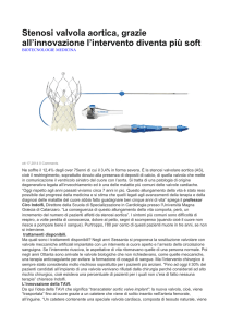 Stenosi valvola aortica