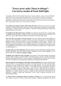Lettera di Padre Paolo Dall`Oglio alla famiglia