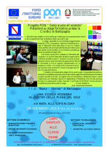 Stage presso BCC CASSA RURALE ed ARTIGIANA di