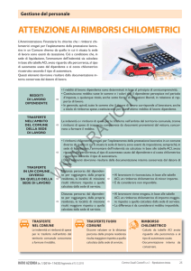 attenzione ai rimborsi chilometrici