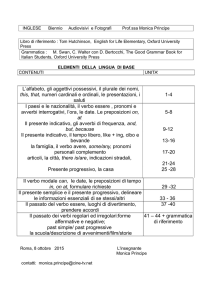 INGLESE 5° anno - cine-tv
