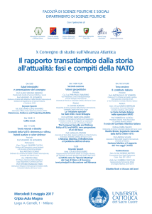 Il rapporto transatlantico dalla storia all`attualità: fasi e