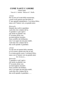 COME NASCE L`AMORE