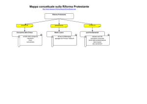 Mappa concettuale sulla Riforma Protestante