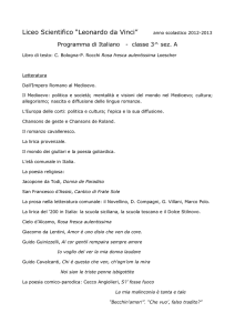 Liceo Scientifico “Leonardo da Vinci” anno scolastico 2012-2013