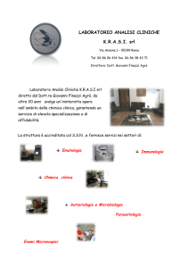 LABORATORIO ANALISI CLINICHE KRASI srl
