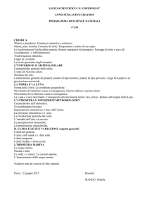 liceo scientifico “n - “copernico” – pavia