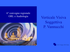 Verticale visiva soggettiva