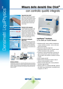 Misura della densità One Click