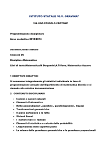 ISTITUTO STATALE “G.V. GRAVINA”