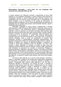 Massimigliano Stramaglia, I nuovi padri. Per una pedagogia della