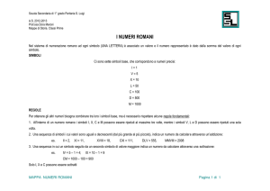 Word Pro - C1.NUMERI ROMANI